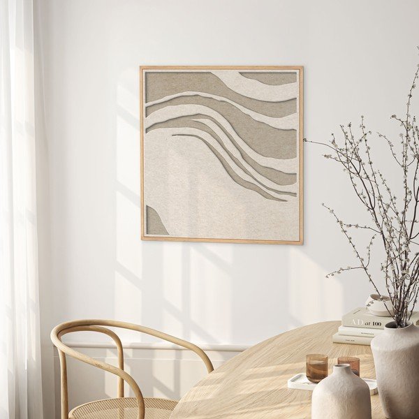 3D obraz s rámem/akustický 62x62 cm Sacred Silence 2 – Malerifabrikken-image-2