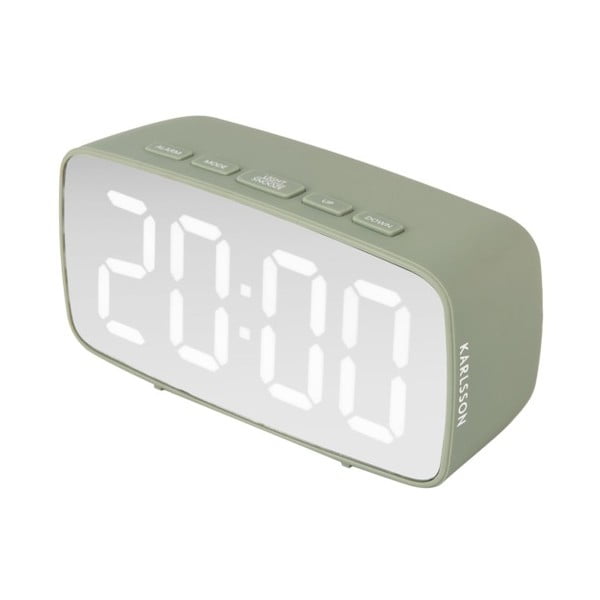 Světle zelený digitální budík - Karlsson-image-1