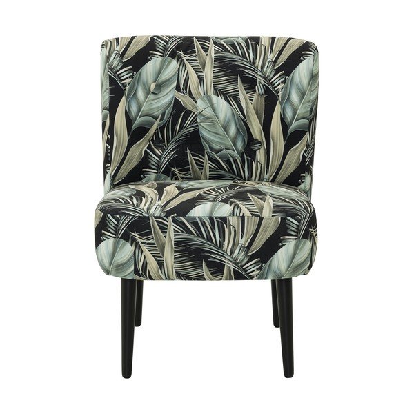 Černo-zelené křeslo Max Winzer Fiona Carribean-image-2