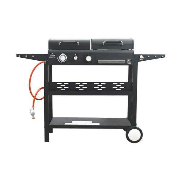 Plynový/na dřevěné uhlí gril Domino 2in1 – Cattara-image-2