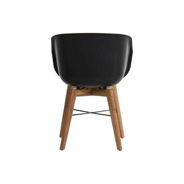 Černé plastové zahradní židle v sadě 2 ks Amalia – Hartman-image-4