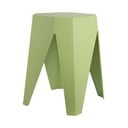 Zelená plastová stolička Cherish – Leitmotiv