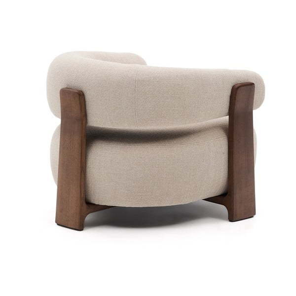 Béžové žinylkové křeslo Granite – Kave Home-image-4