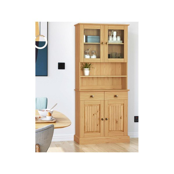 Kredenc z borovicového dřeva v přírodní barvě 181x34 cm Mille – Støraa-image-1