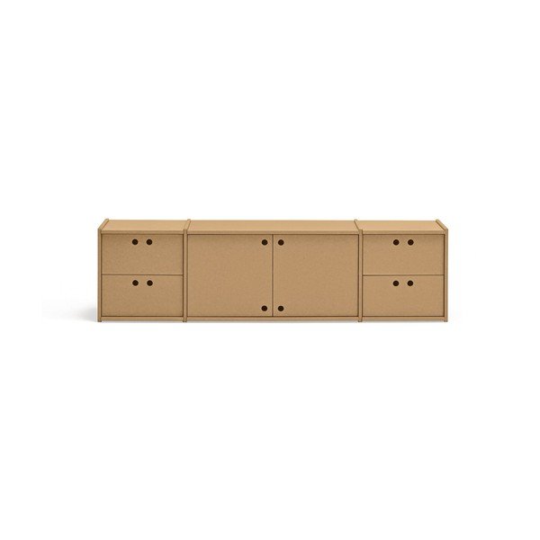 TV stolek v přírodní barvě 157x42x40 cm Wally – Teulat