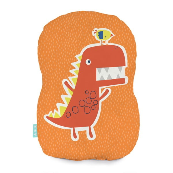 Dětský bavlněný polštář Moshi Moshi Funnysaurus, 30 x 40 cm
