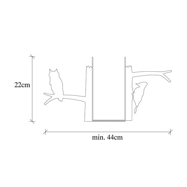 Zarážka na knihy Forest – Mioli Decor-image-2