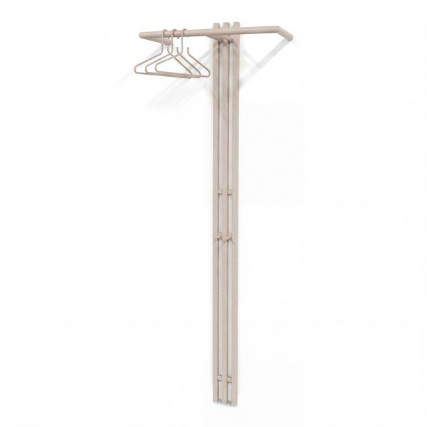 Taupe ocelový nástěnný věšák 65 cm Senza – Spinder Design-image-4