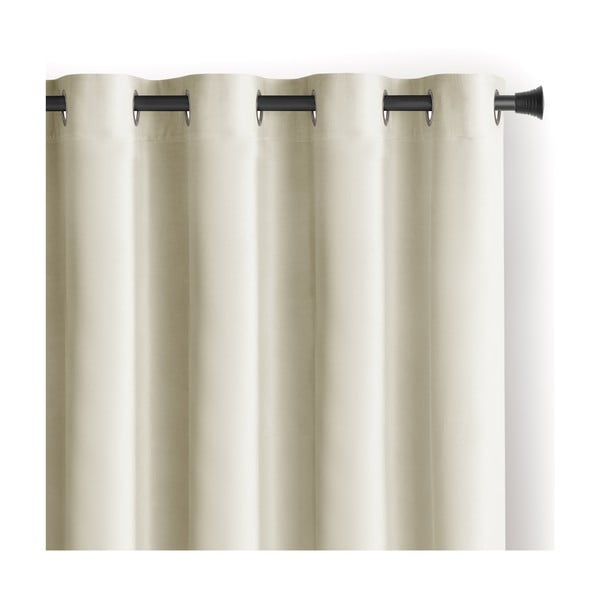 Krémový sametový dimout závěs 140x270 cm Eyelets – Restilo