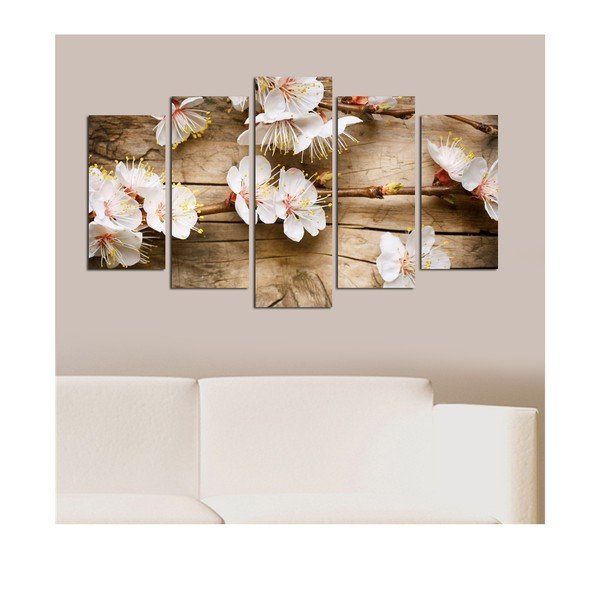 Vícedílný obraz Flower In The Blossom, 110 x 60 cm-image-1