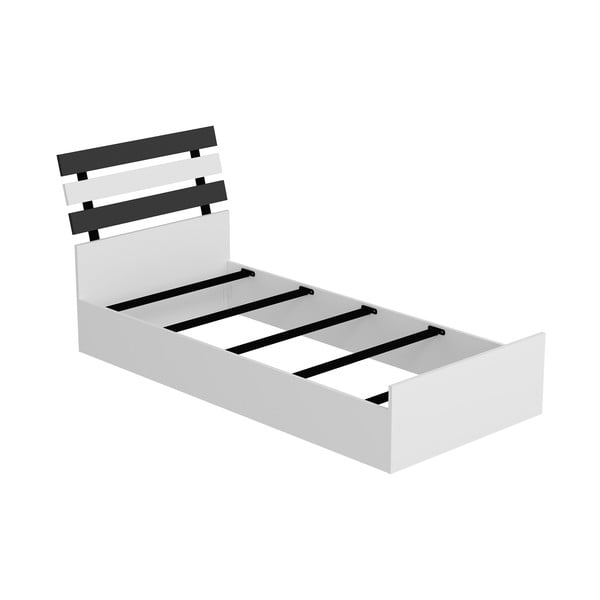 Bílá jednolůžková postel 90x190 cm Eymen – Kalune Design
