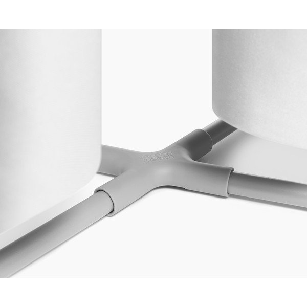 Světle šedý látkový koš na prádlo 2x40 l Duo – Joseph Joseph-image-4