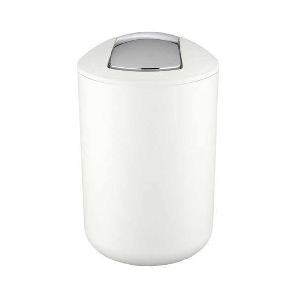 Bílý plastový odpadkový koš 6,5 l Brasil – Wenko-image-2