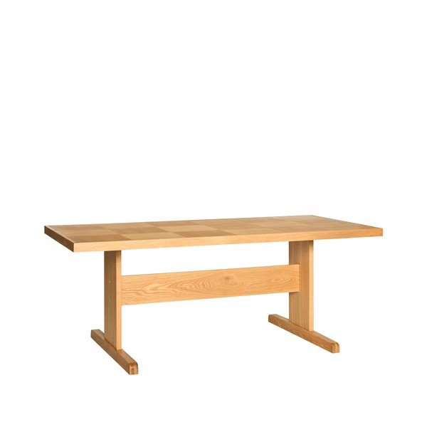 Jídelní stůl v dekoru dubu 95x195 cm Skak – Hübsch-image-3