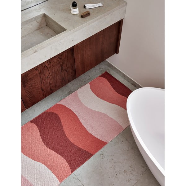 Červený vnitřní a venkovní běhoun 70x300 cm Urvi Fire – Pappelina-image-3