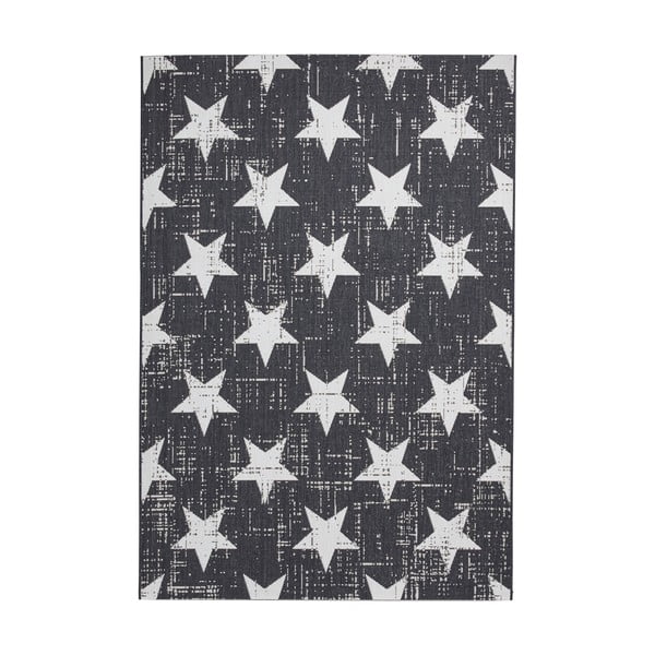 Bílo-černý venkovní koberec 230x160 cm Santa Monica - Think Rugs
