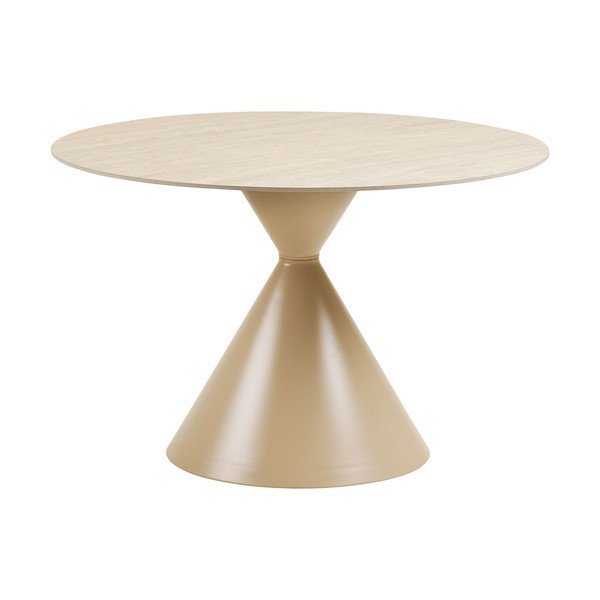 Kulatý jídelní stůl s keramickou deskou ø 120 cm Annecy – House Nordic-image-2