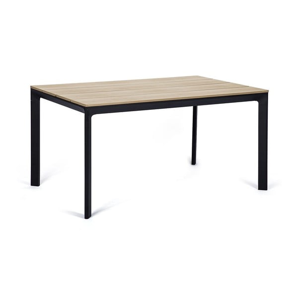 Set 4 černých jídelních židlí Kai a přírodního stolu Thor – Bonami Essentials-image-2