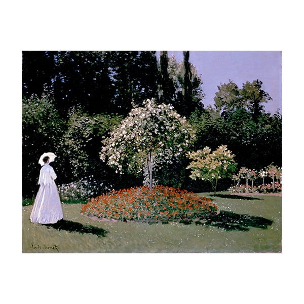 Obraz Claude Monet - Woman in the Garden, 70x55 cm