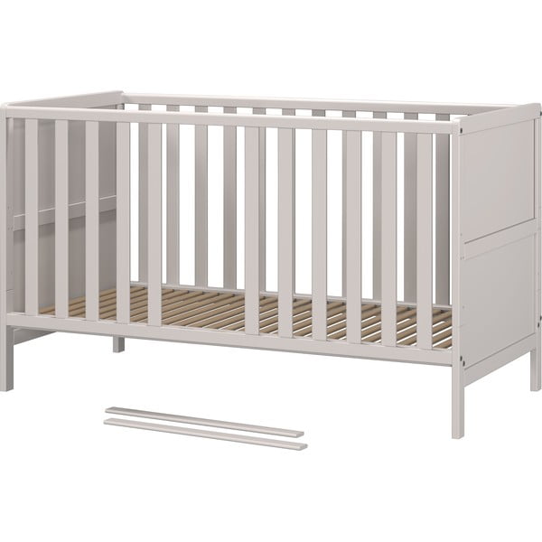 Krémová postýlka z masivního dřeva 70x140 cm Alkmaar – Germania-image-4