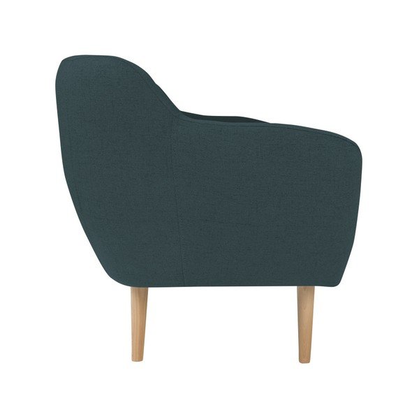 Tmavě modrá dvoumístná pohovka se světlými nohami Mazzini Sofas Sicile-image-4