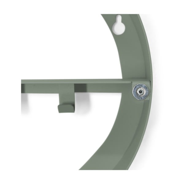 Šedozelená kovová závěsná/se zrcadlem koupelnová skříňka 35x35 cm Sonnet – Spinder Design-image-2