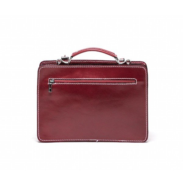Kožená kabelka Isabella Rhea 309 Rosso-image-2