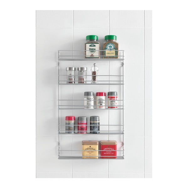 Nástěnný ocelový organizér na kořenky Pepito – Metaltex-image-1