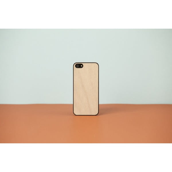 Dřevěný obal na iPhone 5/5S White Bolivar