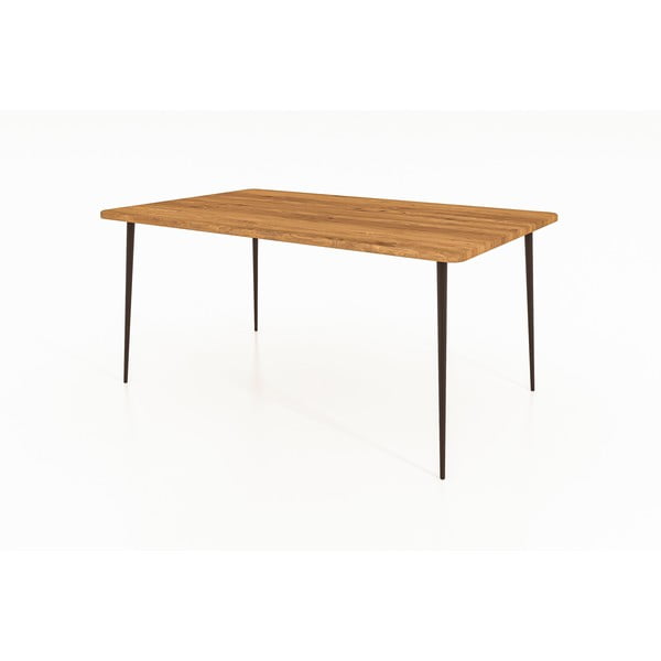 Jídelní stůl z dubového dřeva 160x90 cm Kula – The Beds-image-3