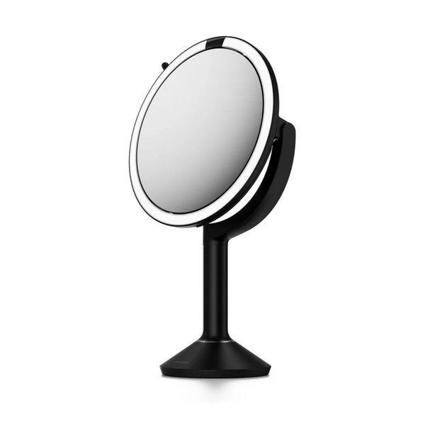 Kosmetické zrcadlo s osvětlením/zvětšovací (zvětšení 5x/zvětšení 10x) ø 20 cm Trio – simplehuman