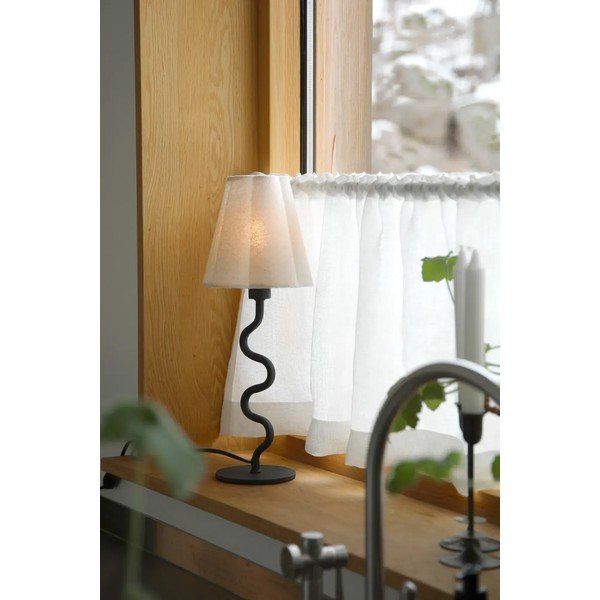 Béžová kovová stolní lampa s textilním stínidlem (výška 41 cm) Veya – Markslöjd-image-2