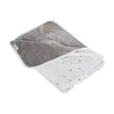 Bílo-šedá bavlněná dětská deka 80x80 cm Strenenzauber – Roba