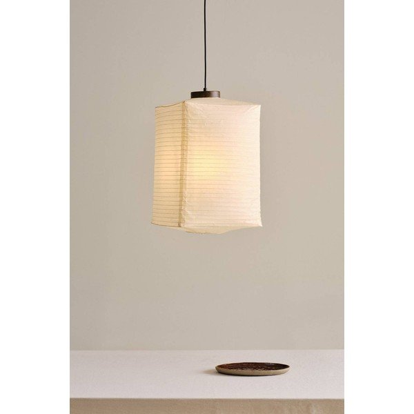 Béžové papírové závěsné svítidlo ø 35 cm Sally – Jotex-image-1