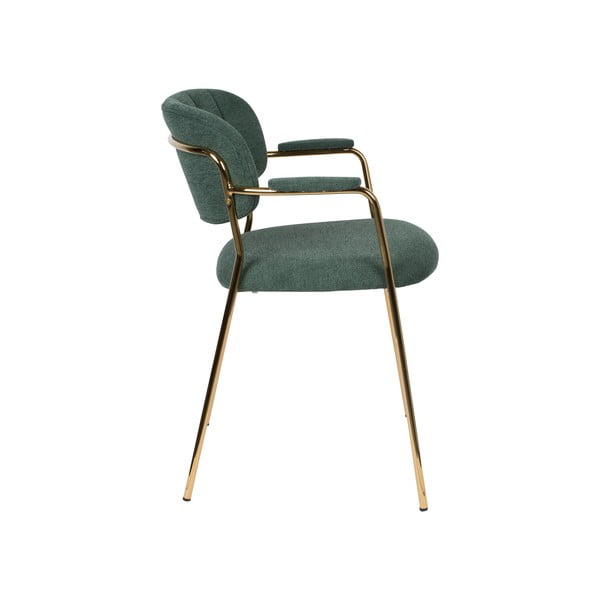 Tmavě zelené jídelní židle v sadě 2 ks Jolien – White Label-image-3