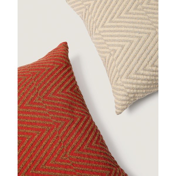 Povlak na polštář z žakáru 50x50 cm Lunver – Kave Home-image-1