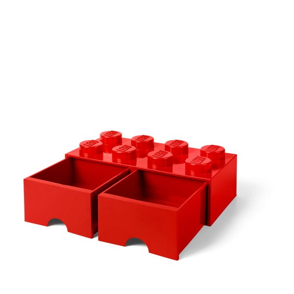 Červený úložný box se dvěma šuplíky LEGO®-image-4