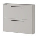 Šedobéžový závěsný výklopný botník Utah - Germania