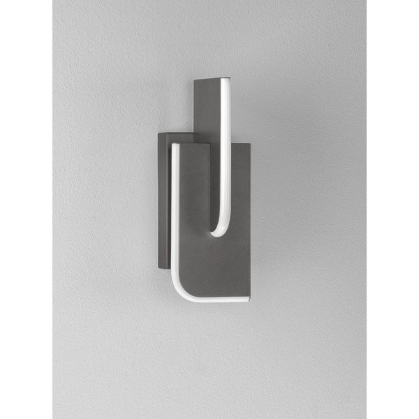 Světle šedé kovové LED stmívatelné nástěnné svítidlo Totem – Nova Luce-image-3