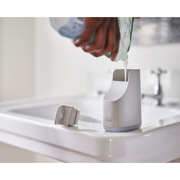 Béžový plastový dávkovač mýdla 350 ml Slim – Joseph Joseph-image-3