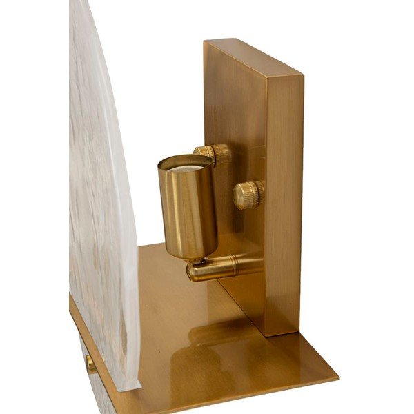 Skleněné nástěnné svítidlo ve zlaté barvě Portlan – Mauro Ferretti-image-3