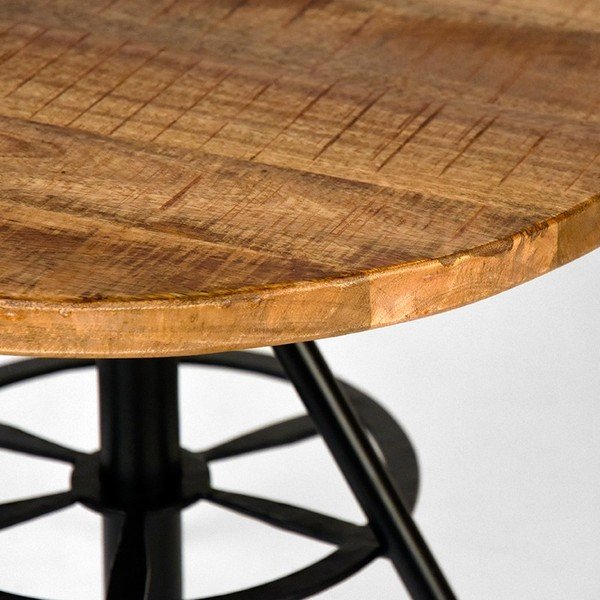 Odkládací stolek s deskou z mangového dřeva LABEL51 Solid, ⌀ 60 cm-image-1