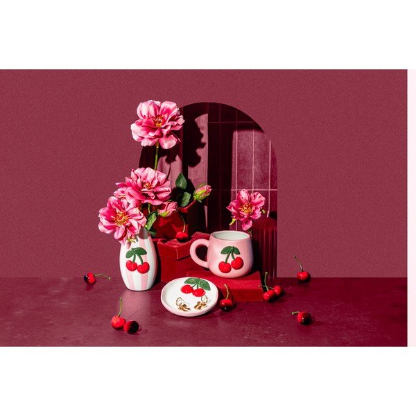 Ručně malovaná váza z dolomitu Cherry – Sass & Belle-image-2