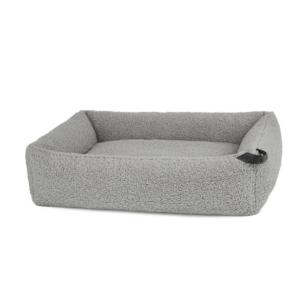 Šedý pelíšek pro psa z materiálu bouclé 55x70 cm Senso Pebble S – MiaCara