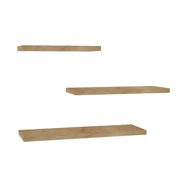 Police v dekoru dubu v sadě 3 ks Leila - Kalune Design-image-2