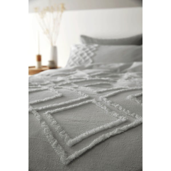 Šedé bavlněné povlečení Pineapple Elephant Diamond, 200 x 200 cm-image-2