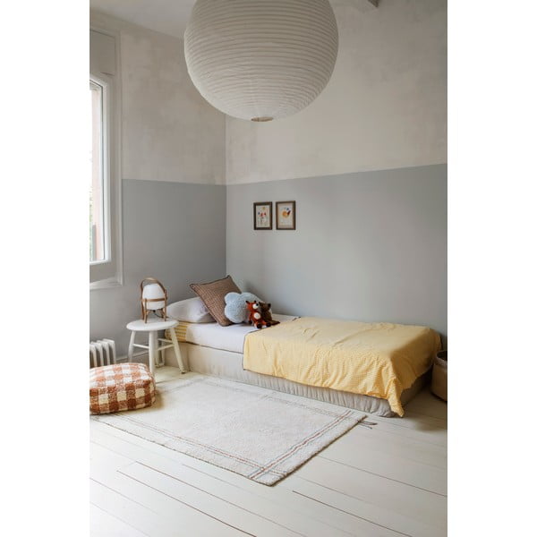 Krémový pratelný ručně tkaný bavlněný koberec 90x130 cm Cuisine Natural – Lorena Canals-image-1