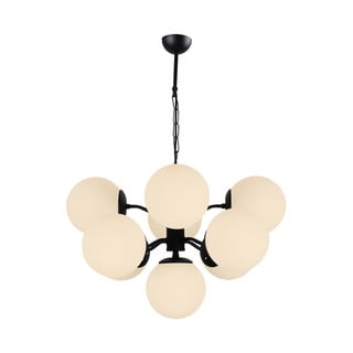 Černé závěsné svítidlo Squid Lighting Owl, výška 80 cm