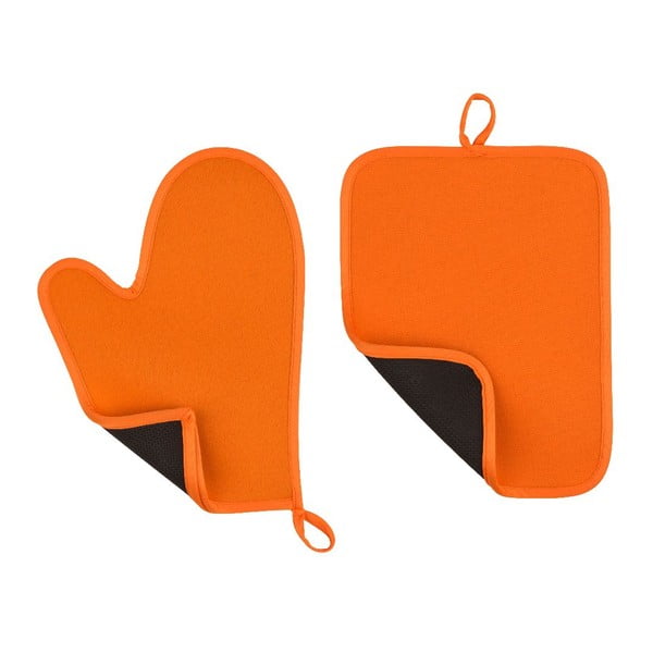 Sada 2 oranžových chňapek Premier Housewares Oven Glove