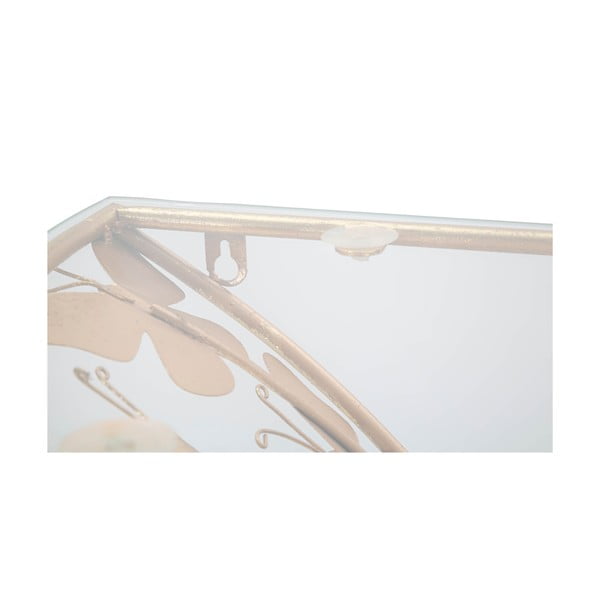 Noční stolek ve zlaté barvě Butterfly – Mauro Ferretti-image-1